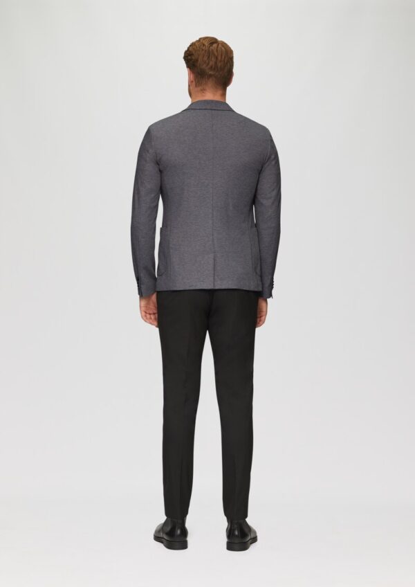 s.O JOGG: Anzugsakko aus Piqué-Jersey in zweifarbiger Optik