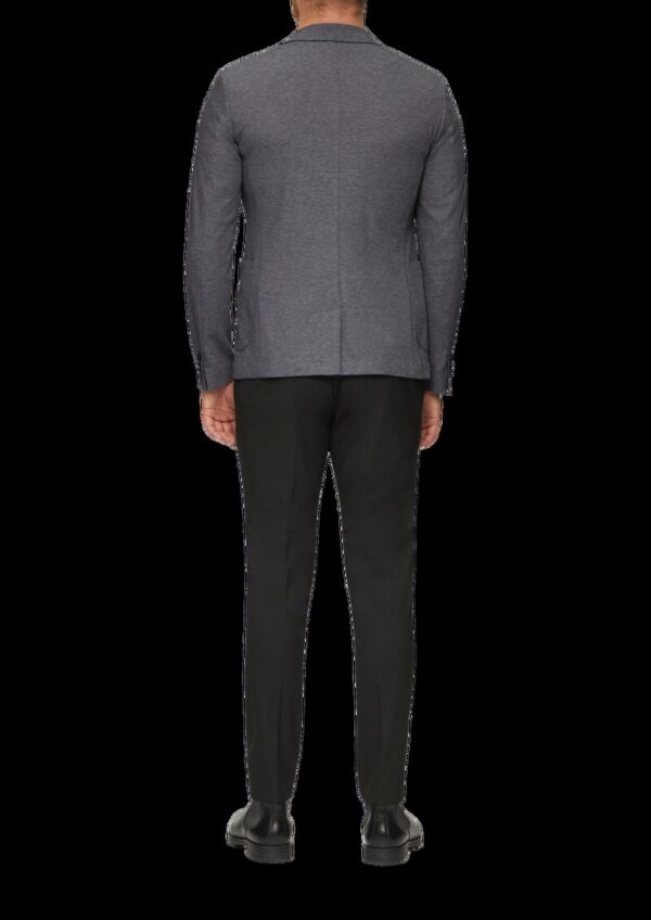 s.O JOGG: Anzugsakko aus Piqué-Jersey in zweifarbiger Optik