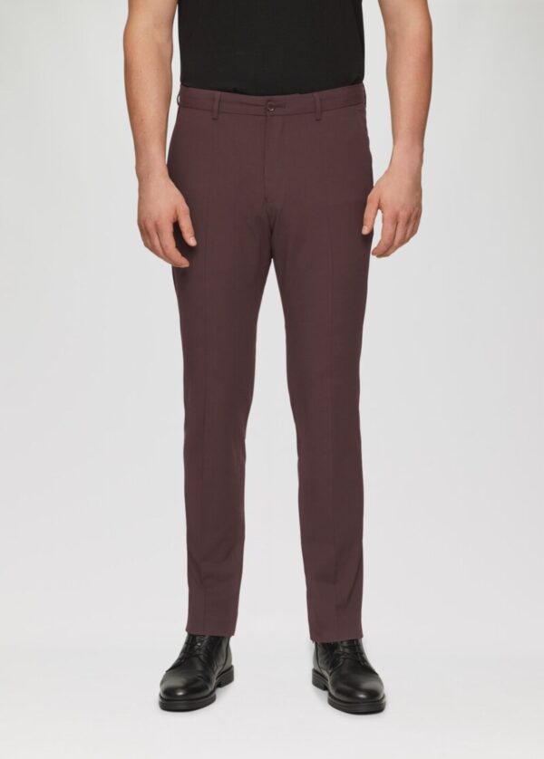 s.O PURE: Elastische Hose in Woll-Optik