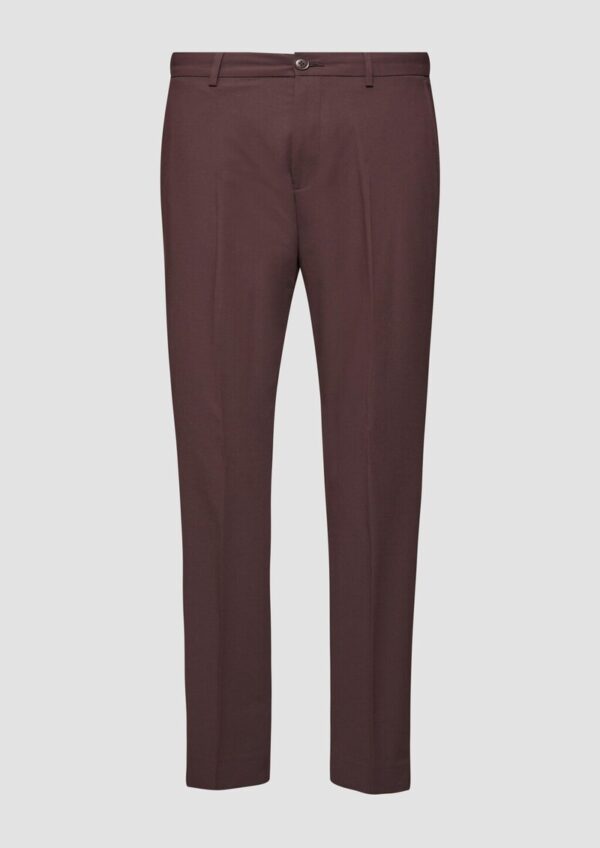 s.O PURE: Elastische Hose in Woll-Optik