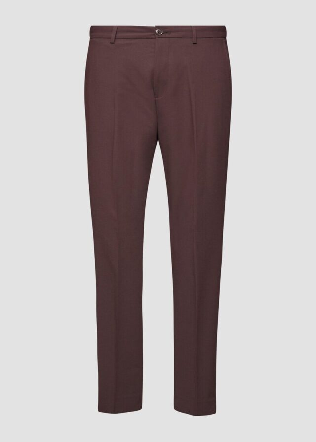 s.O PURE: Elastische Hose in Woll-Optik