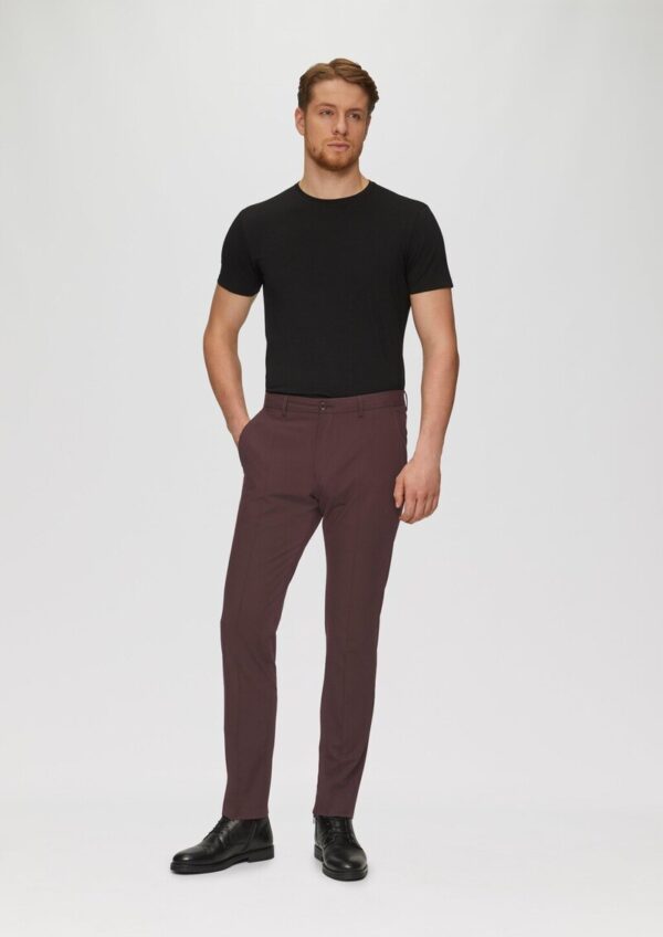 s.O PURE: Elastische Hose in Woll-Optik