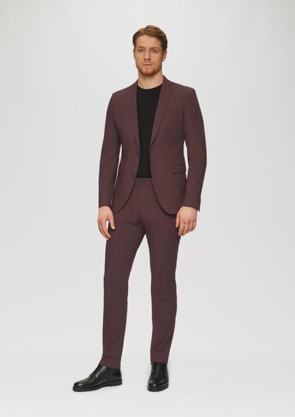 s.O PURE: Elastische Hose in Woll-Optik