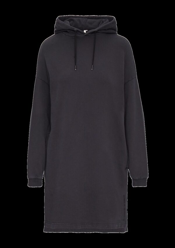 Sweatshirtkleid mit Kapuze und Eingrifftaschen