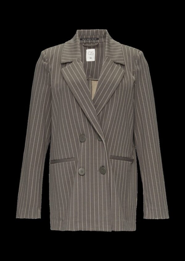 Oversized-Blazer mit Nadelstreifen
