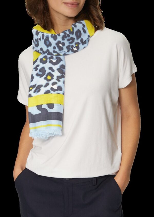 Gemusterter Schal aus Viskosemix