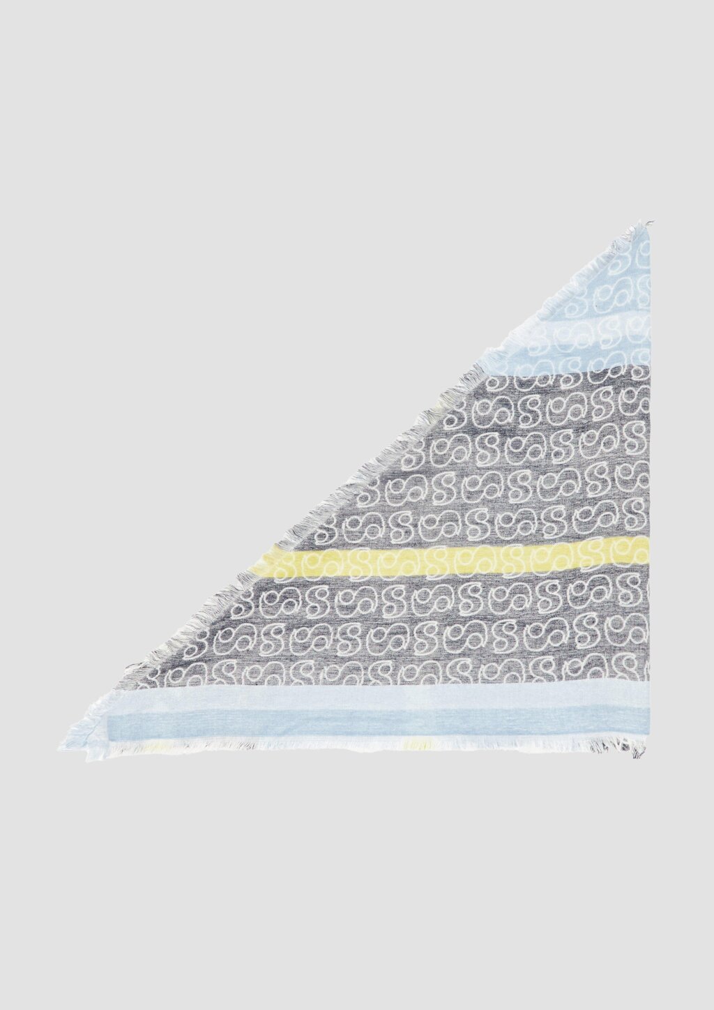 Gemusterter Schal aus Viskosemix