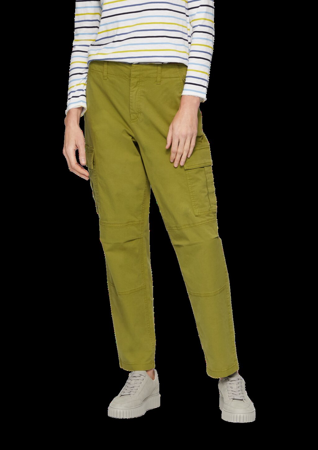 Lässige Cargohose mit Nahtdetails