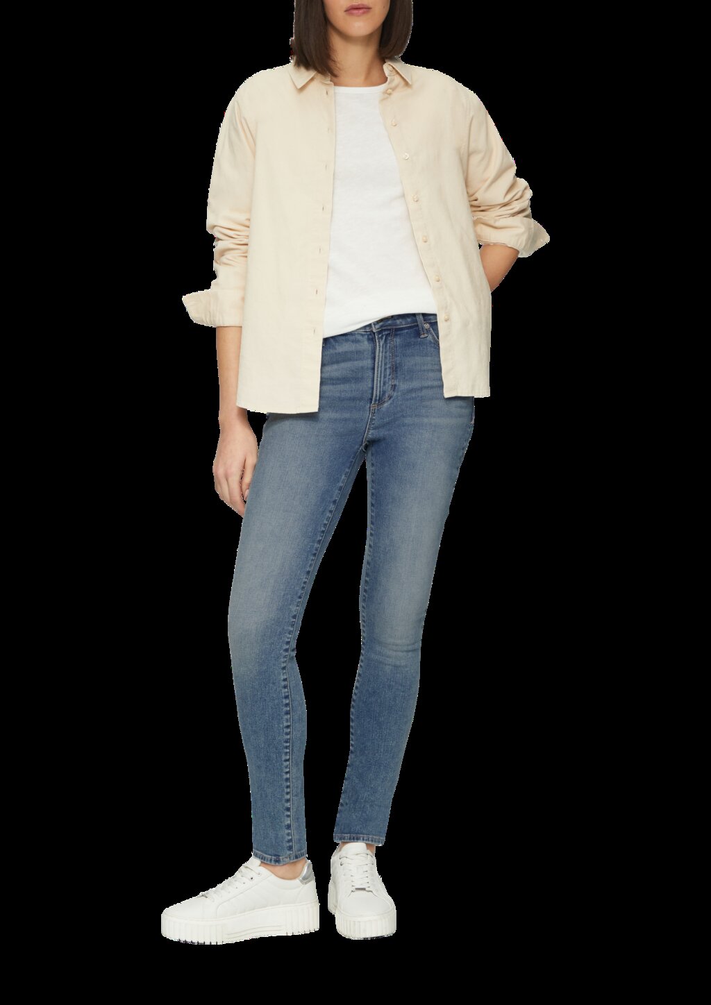 Jeans Izabell / Skinny Fit / Mid Rise / Skinny Leg