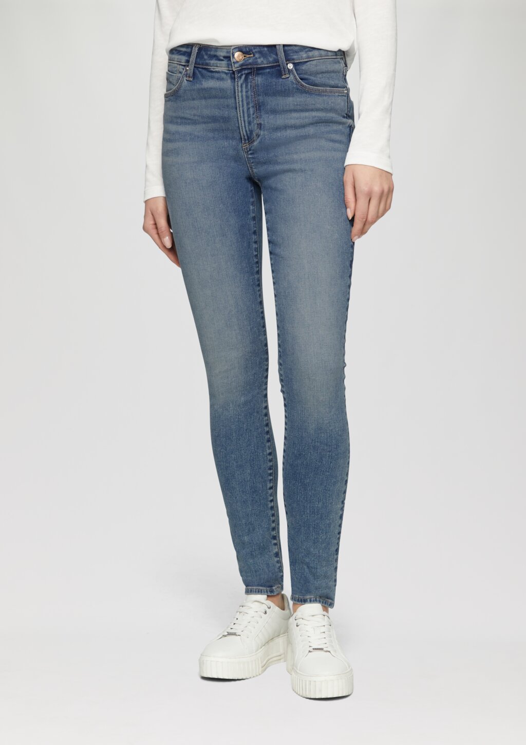 Jeans Izabell / Skinny Fit / Mid Rise / Skinny Leg