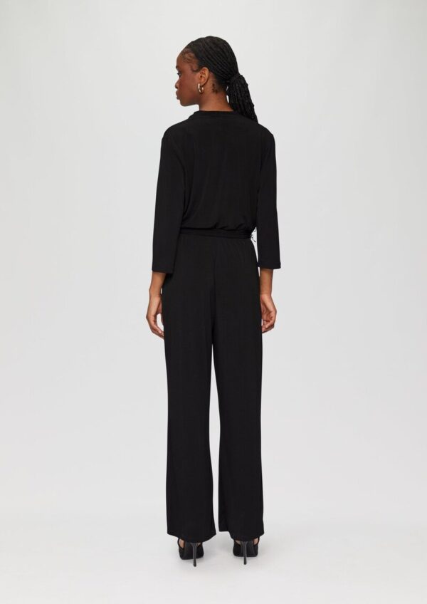 Jumpsuit in Wickel-Optik