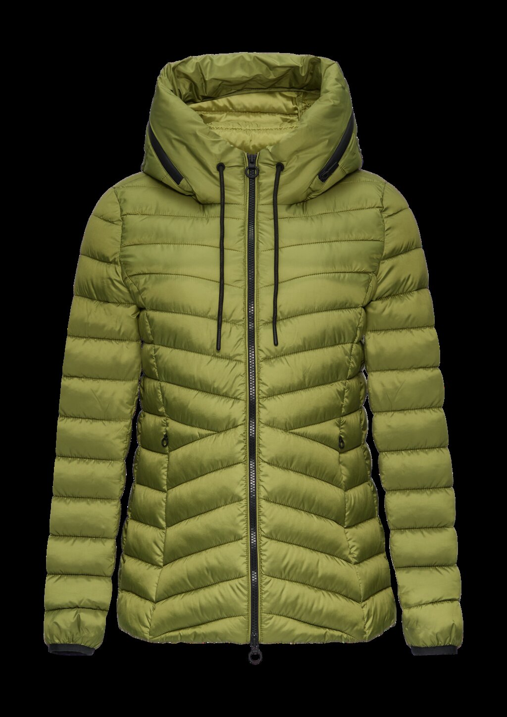Leichte Steppjacke mit Logo-Kapuze