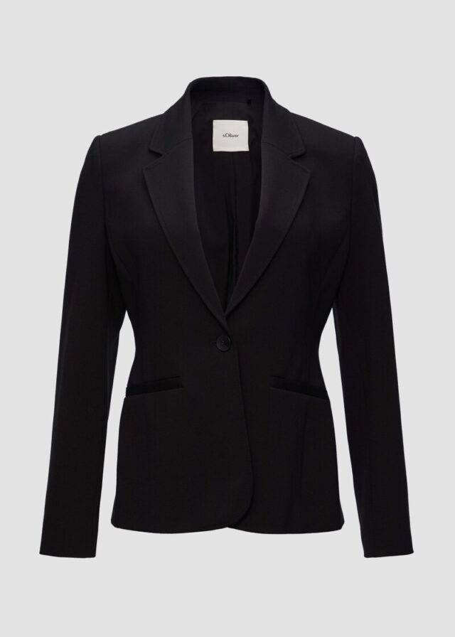 Taillierter Blazer mit Reverskragen