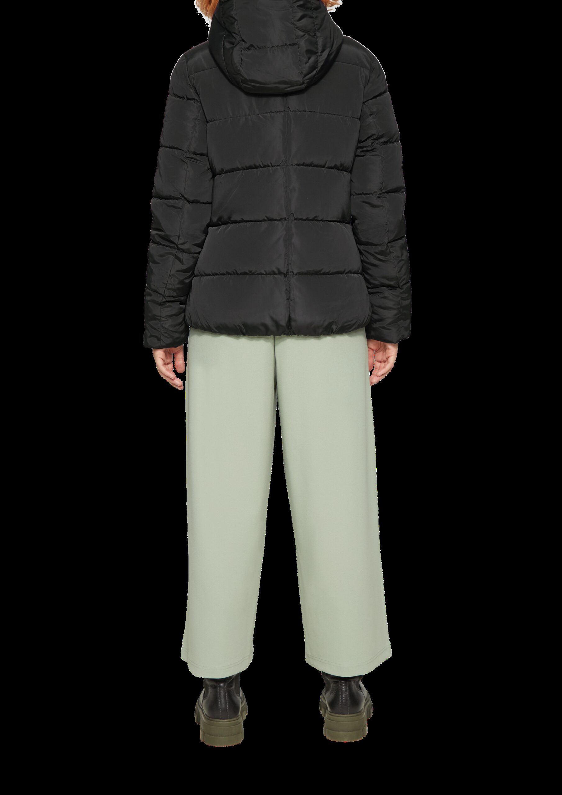 Wattierte Steppjacke mit Kapuze