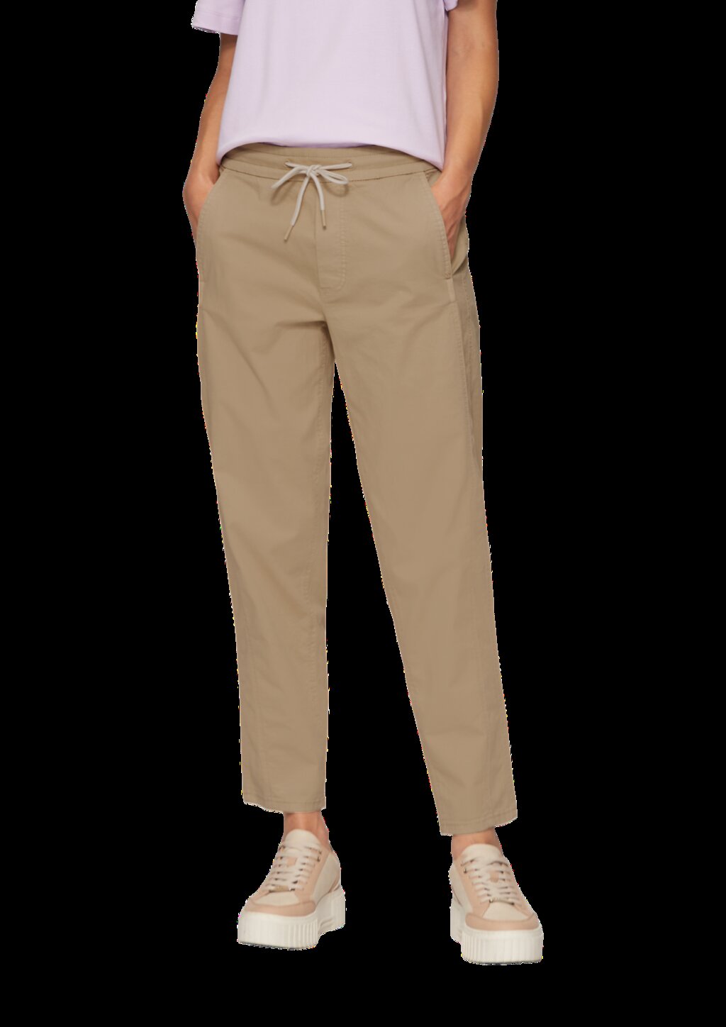 Relaxed: Jogg Pants aus Baumwollstretch