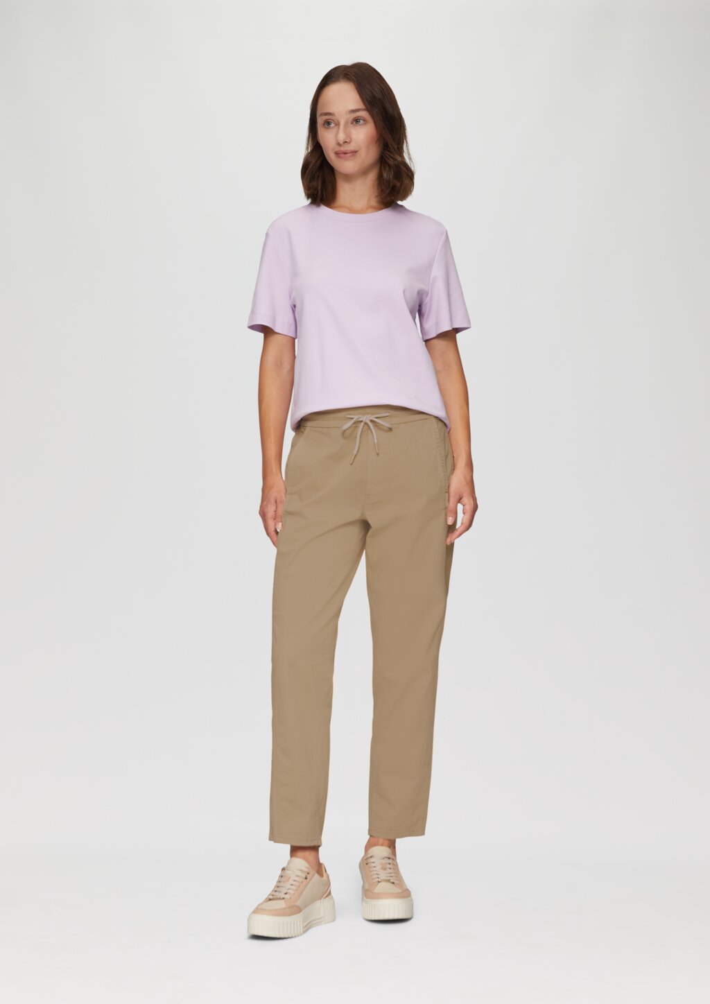 Relaxed: Jogg Pants aus Baumwollstretch