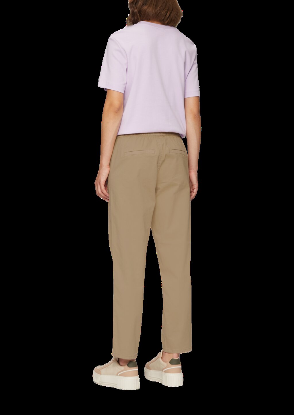 Relaxed: Jogg Pants aus Baumwollstretch