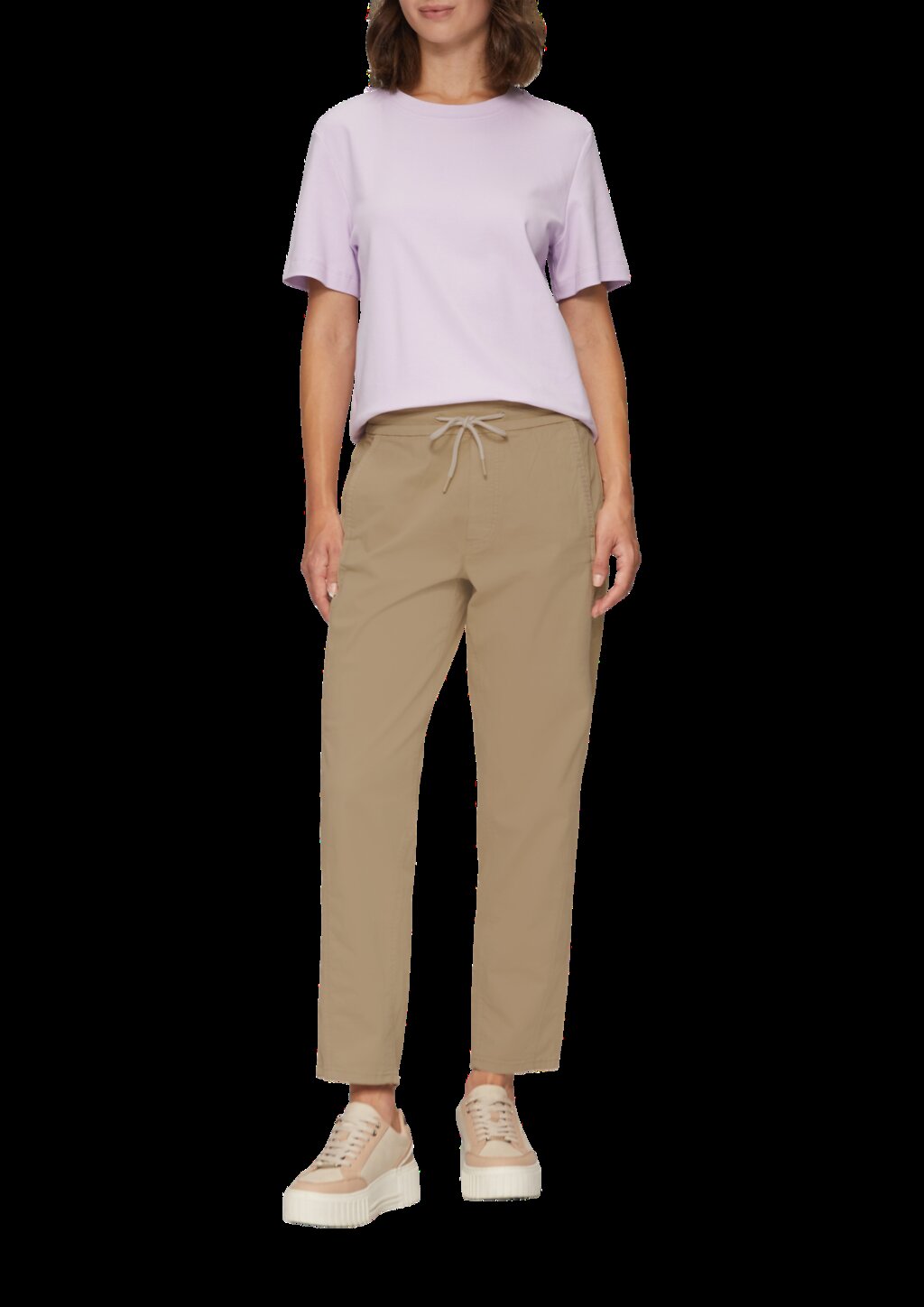 Relaxed: Jogg Pants aus Baumwollstretch