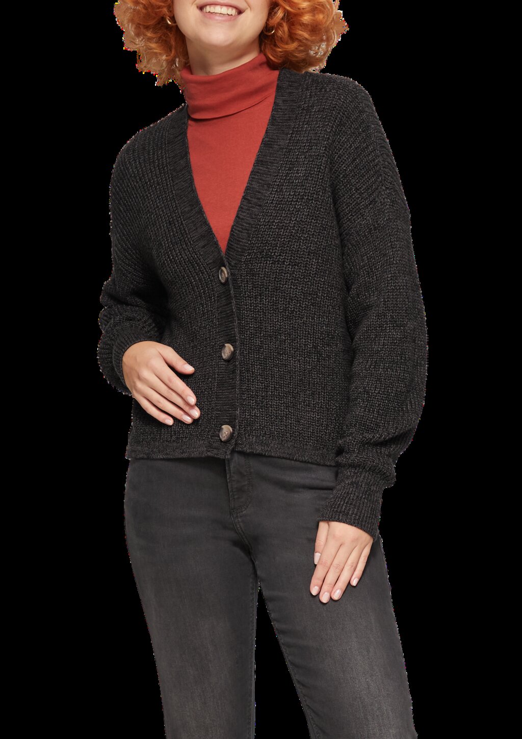 Strickjacke aus Baumwollmix