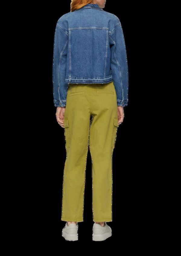 Oversized Jeansjacke mit offenem Saum | 360° Denim