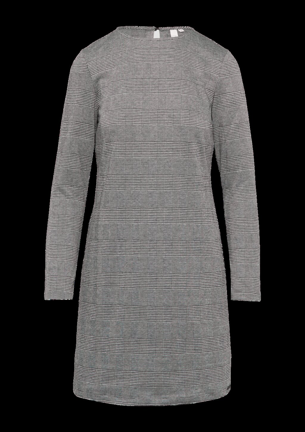 Kurzes gemustertes Kleid aus Interlockjersey