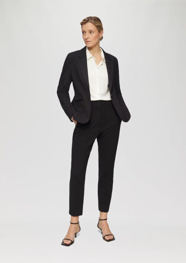 Slim: Jerseyhose mit Tapered Leg