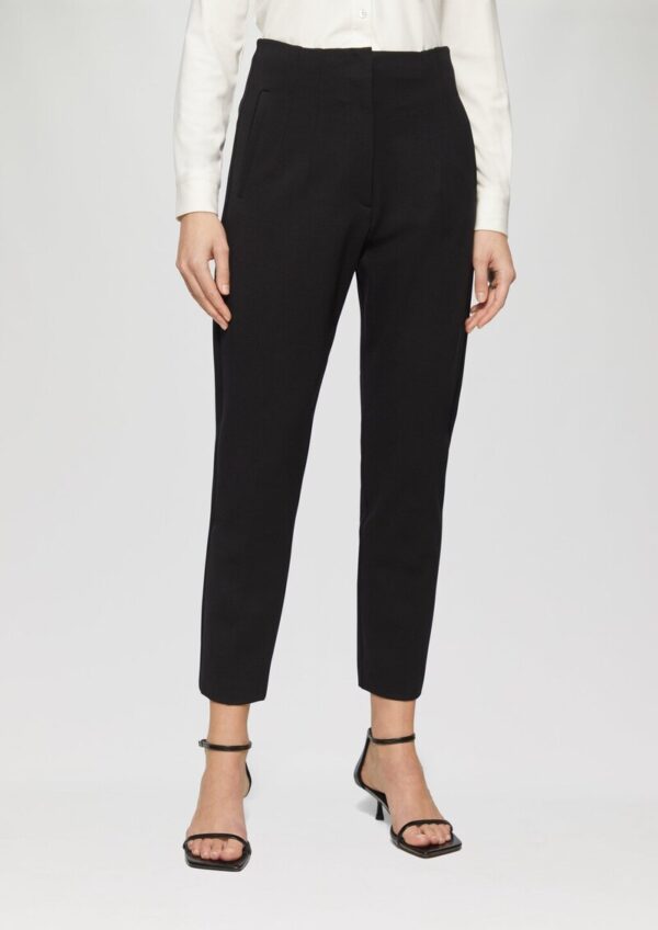 Slim: Jerseyhose mit Tapered Leg