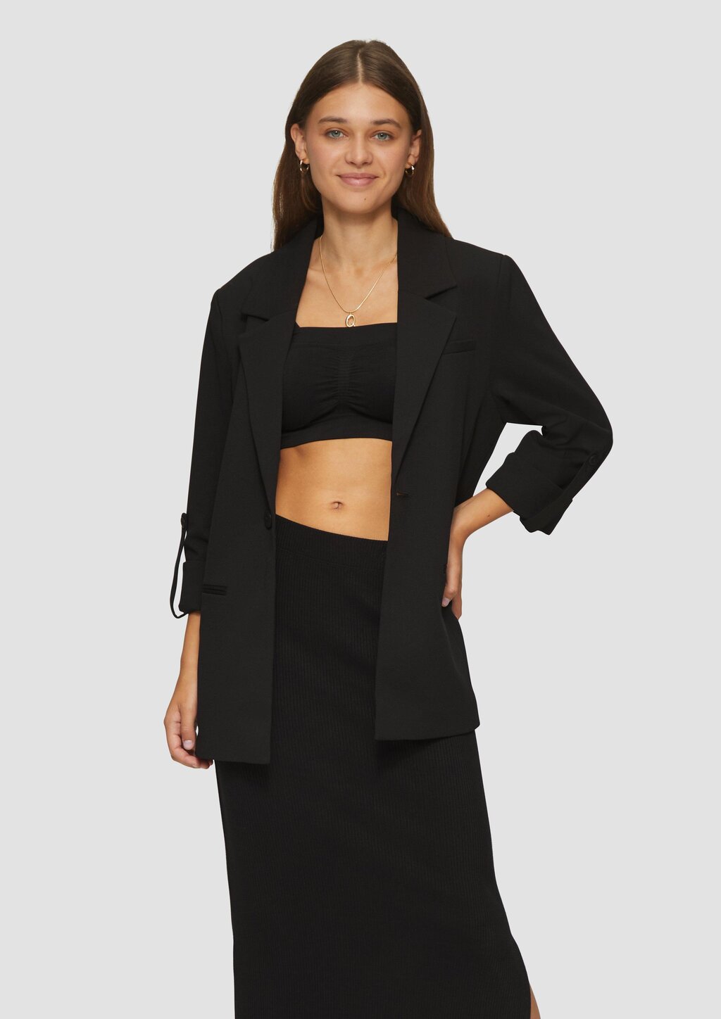 Blazer mit 3/4-Ärmeln