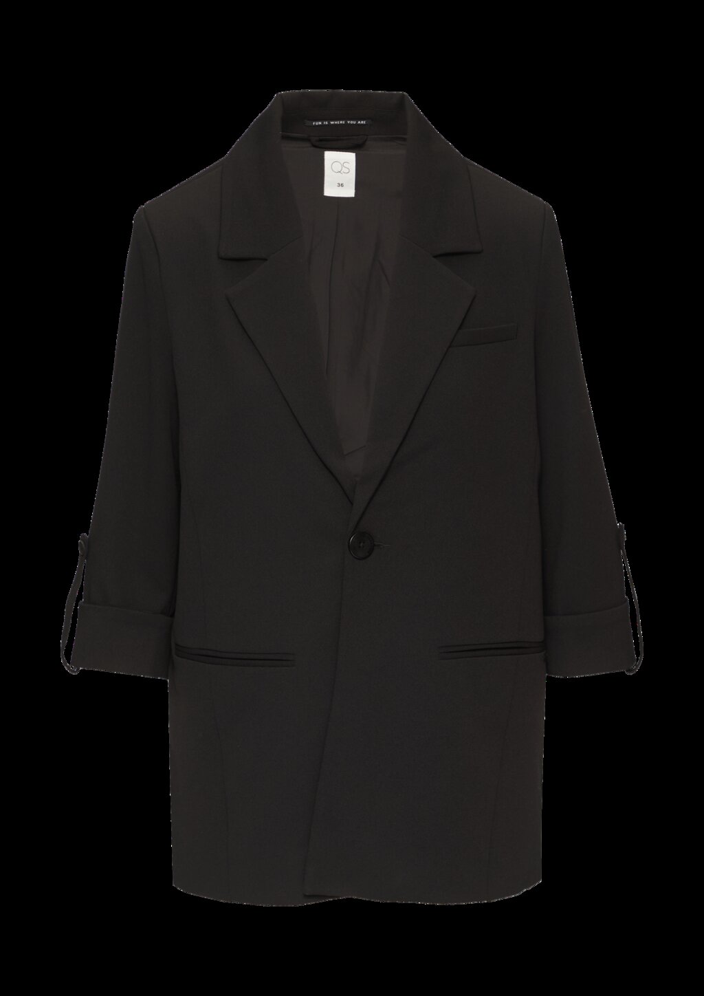 Blazer mit 3/4-Ärmeln