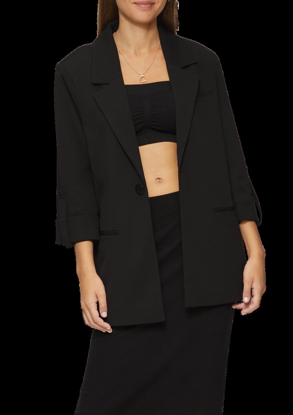 Blazer mit 3/4-Ärmeln