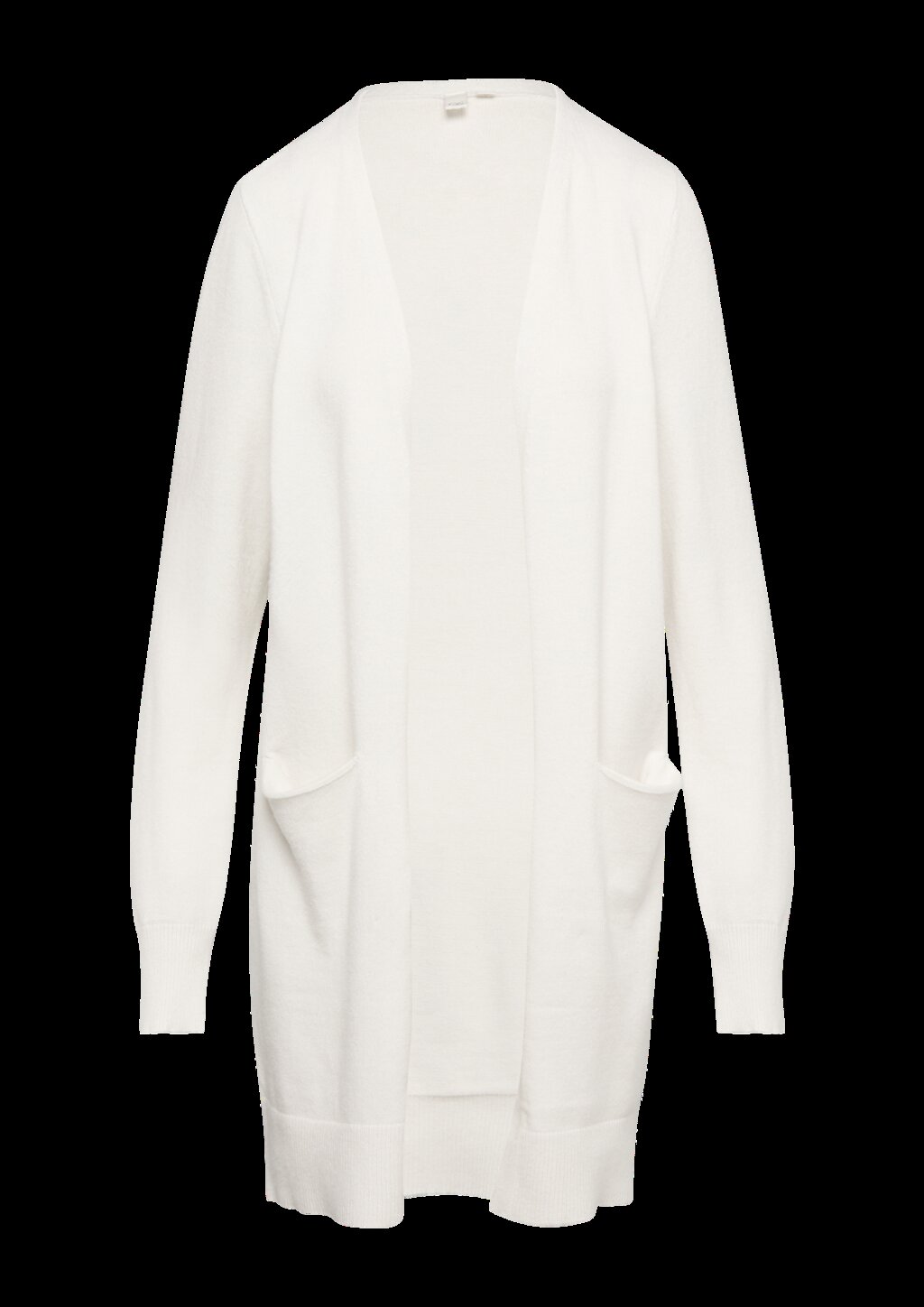 Lange Strickjacke aus Viskosemix