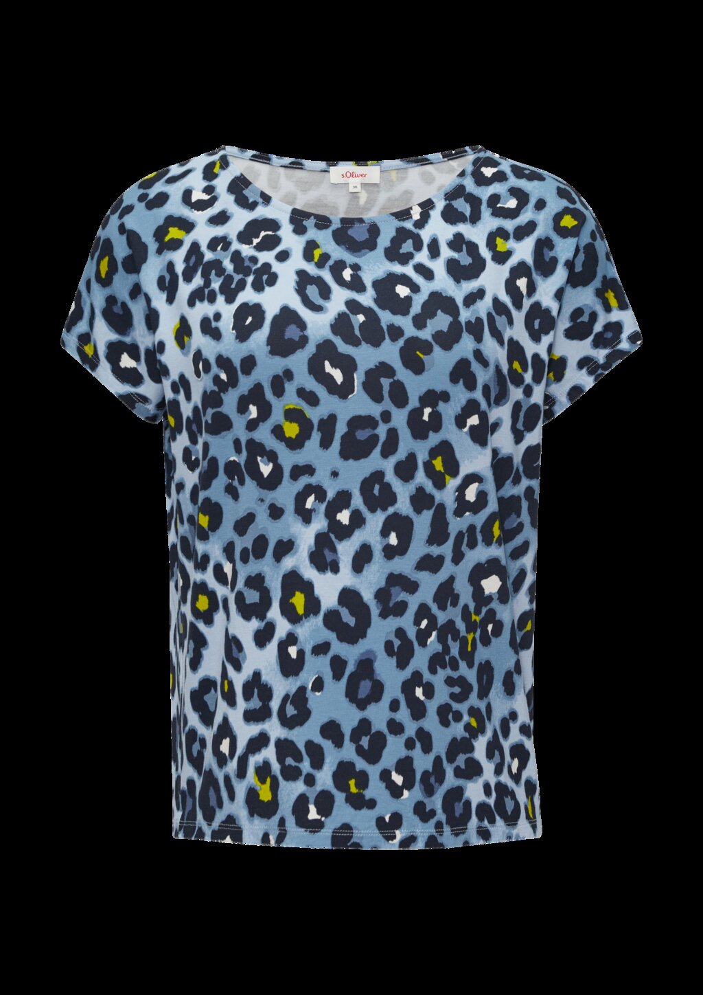 Jerseyshirt mit überschnittenen Schultern