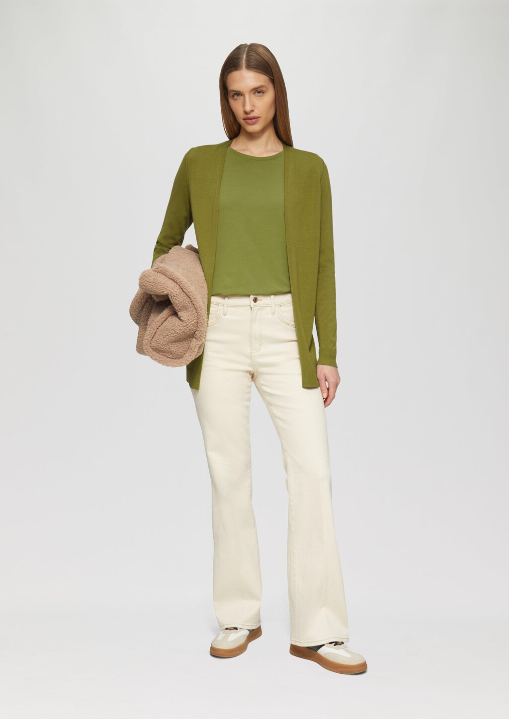 Longsleeve aus Baumwollstretch