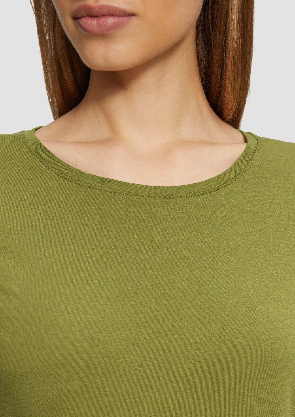 Longsleeve aus Baumwollstretch