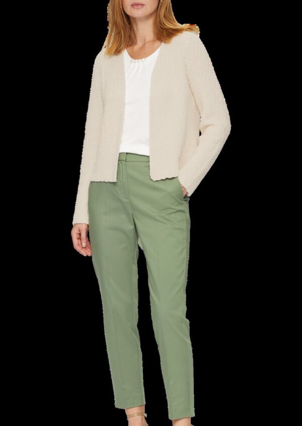 Offene Strickjacke mit Glitzergarn