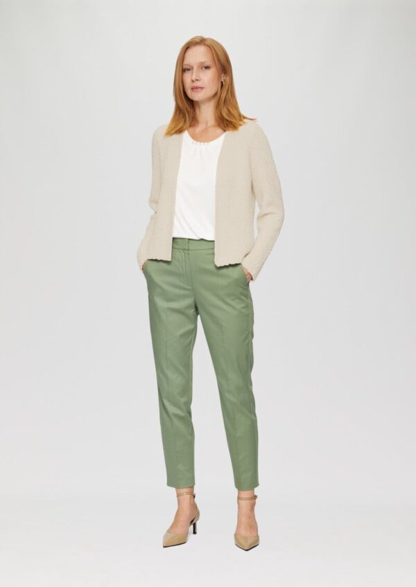 Offene Strickjacke mit Glitzergarn