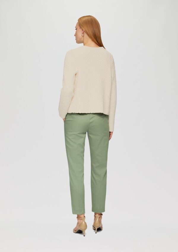 Offene Strickjacke mit Glitzergarn