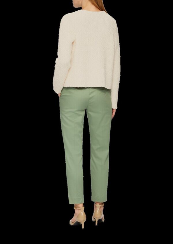 Offene Strickjacke mit Glitzergarn