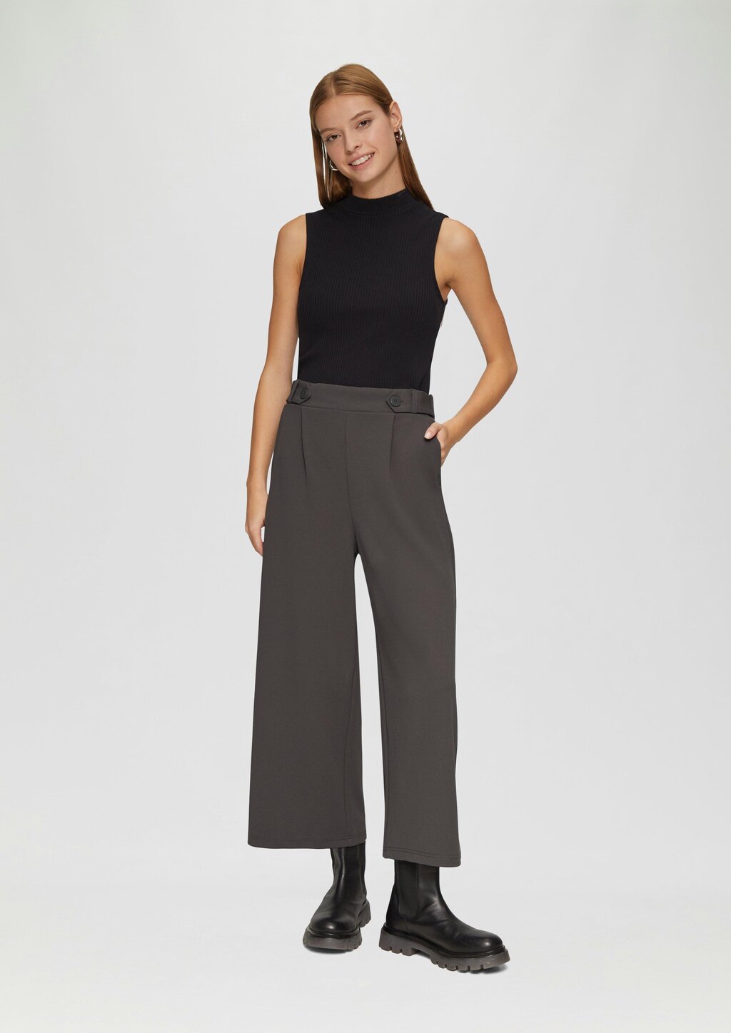 Culotte aus Interlockjersey