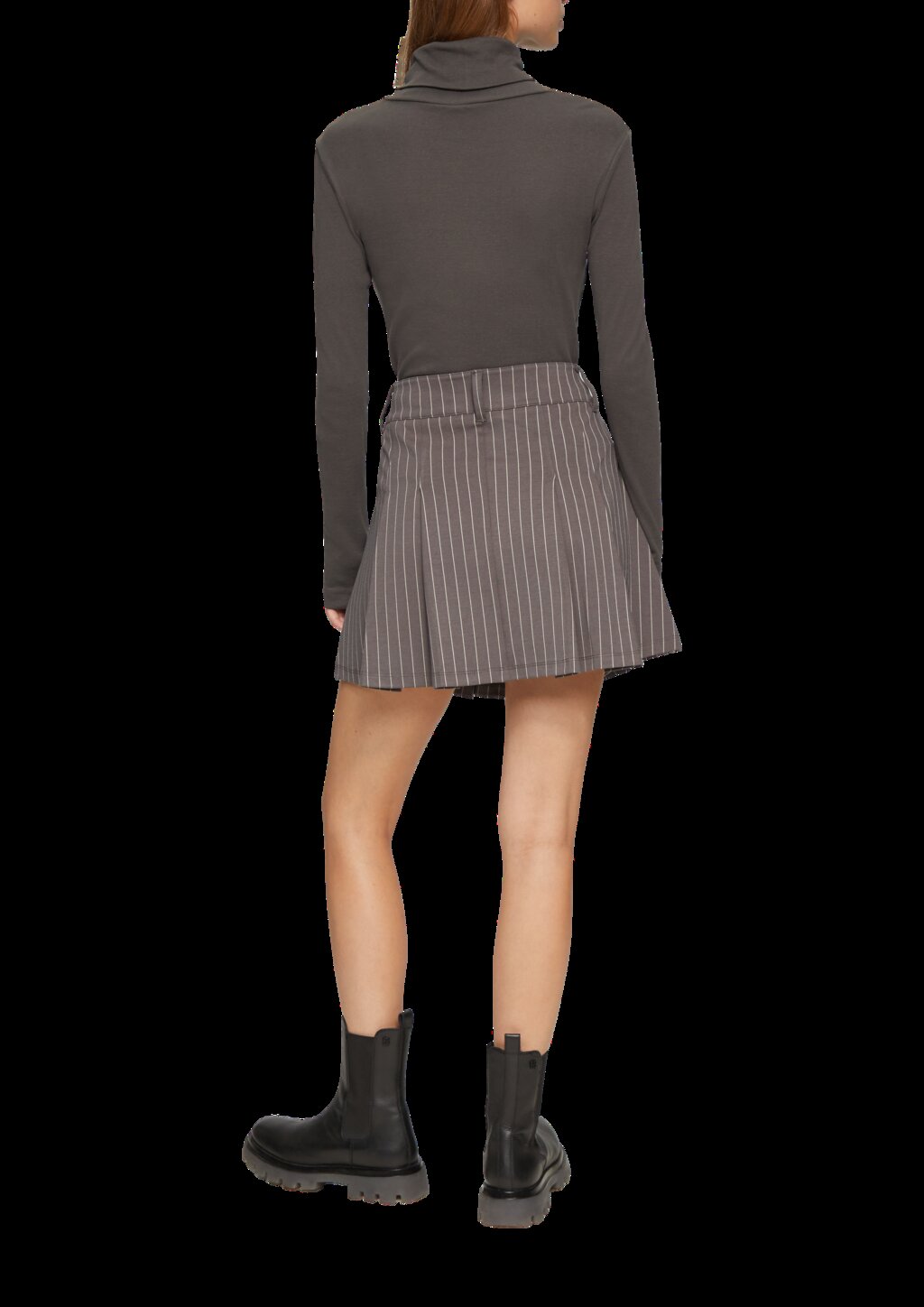 Langarmshirt mit Rollkragen