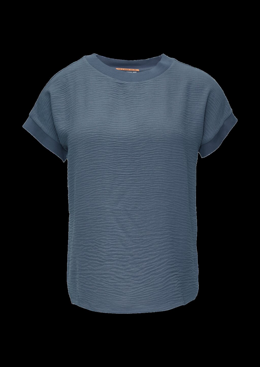 T-Shirt im Fabricmix