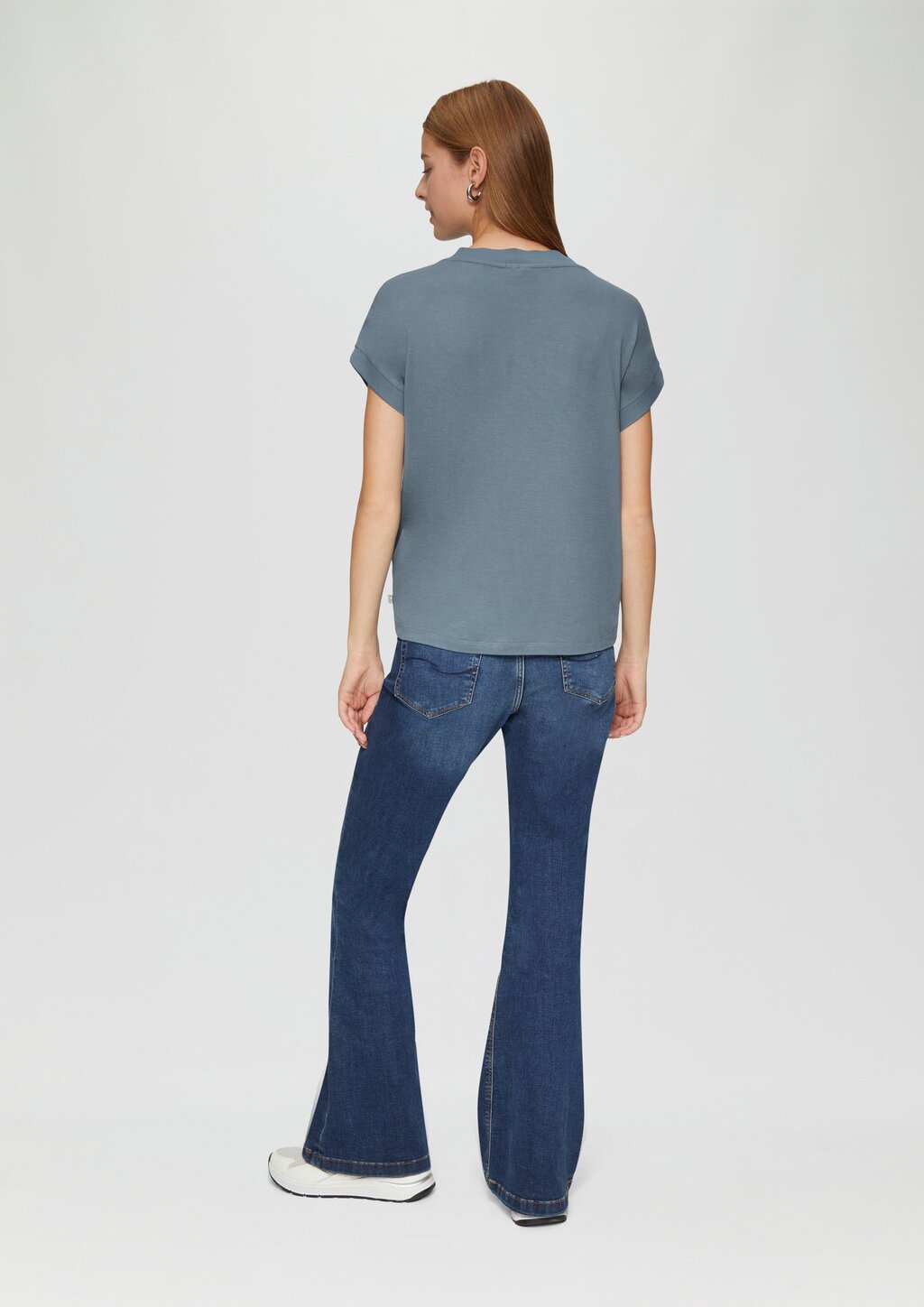 T-Shirt im Fabricmix