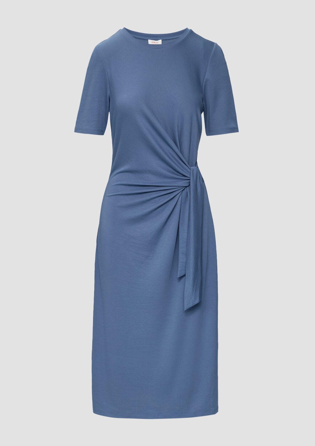 Midikleid aus Jersey mit Knoten-Detail