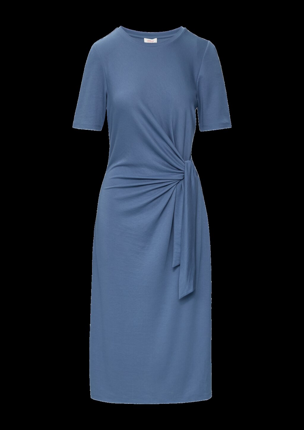 Midikleid aus Jersey mit Knoten-Detail