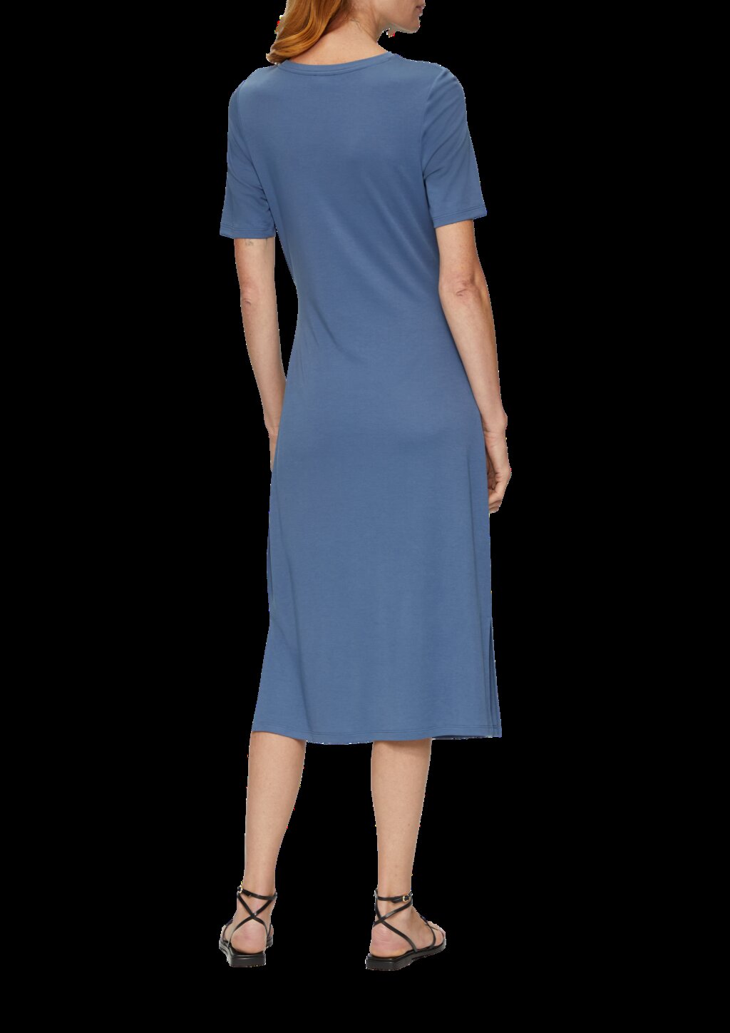 Midikleid aus Jersey mit Knoten-Detail