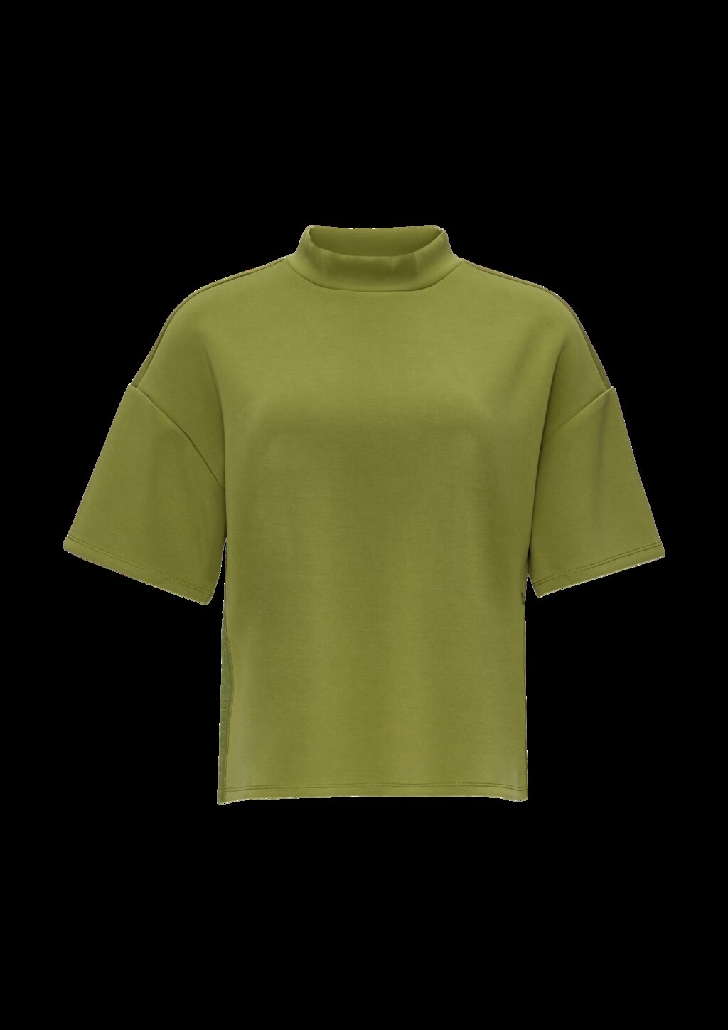 T-Shirt aus Scuba mit Logo-Tape im Relaxed Fit