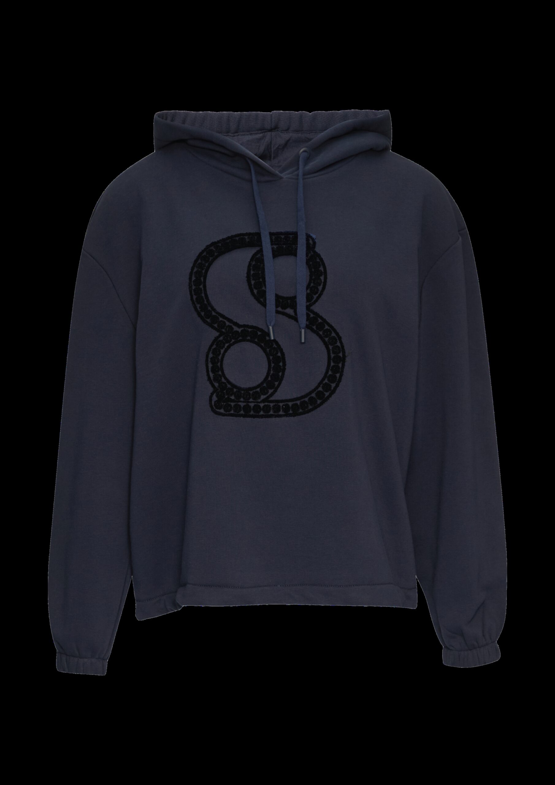 Kapuzen-Sweatshirt mit verstellbarem Saum