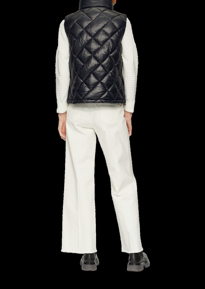 Steppweste mit aufgesetzten Taschen