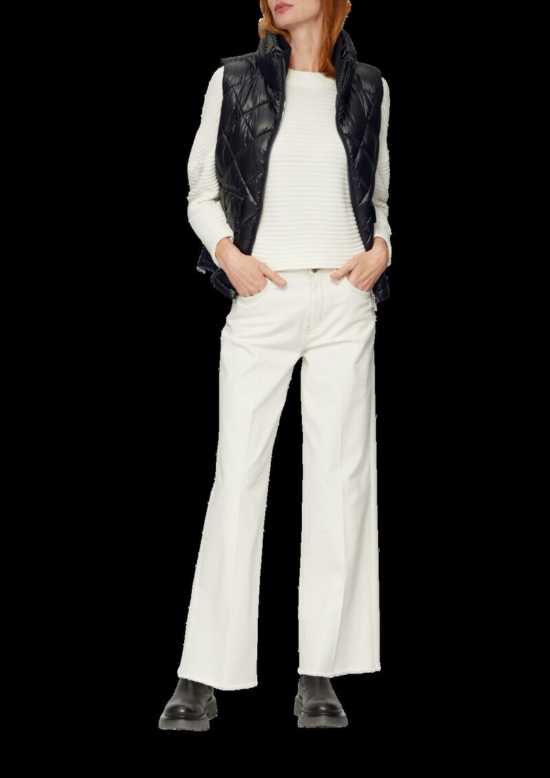 Steppweste mit aufgesetzten Taschen