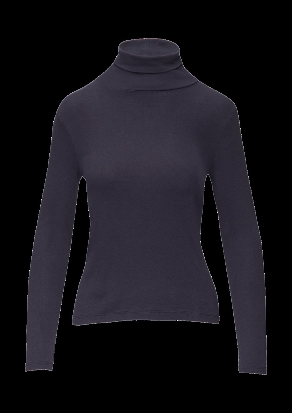 Elastisches Langarmshirt mit Rollkragen